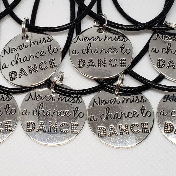 Party Favors Necklaces Dance Theme Set of 10 - Picture 3 of 4